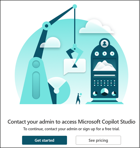 Missing license for Copilot Studio