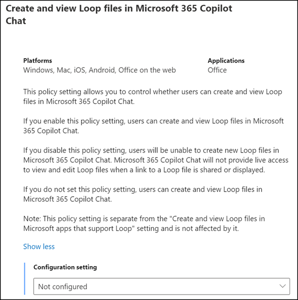 Office Cloud Policy from September 2024