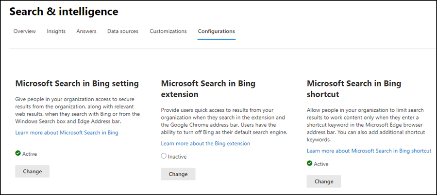 Disable Microsoft Search in Bing in the Microsoft Search Admin Center