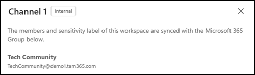 Members of a Loop channel workspace