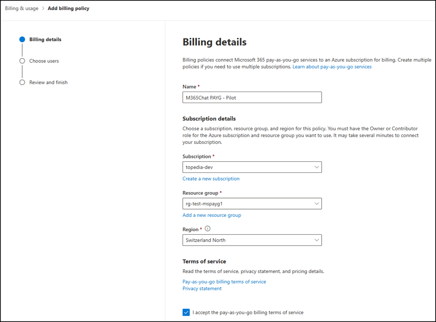 Define an Azure subscription