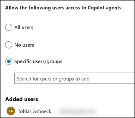 Configuration for Copilot agents in Integrated Apps