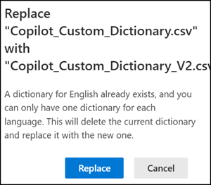 Replacing an existing language
