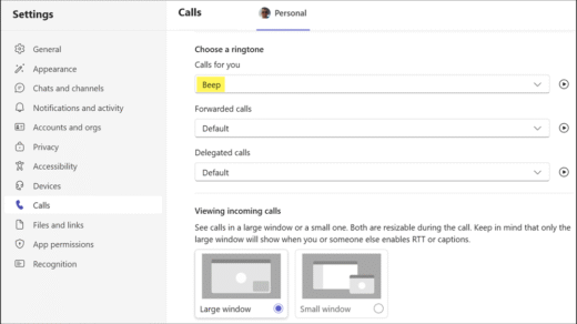 Teams Ringing Screen Custom ringtones in Teams Mobile and a new
