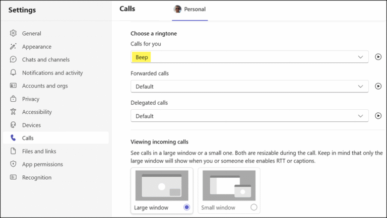 Teams Ringing Custom ringtones in Teams Mobile and a new