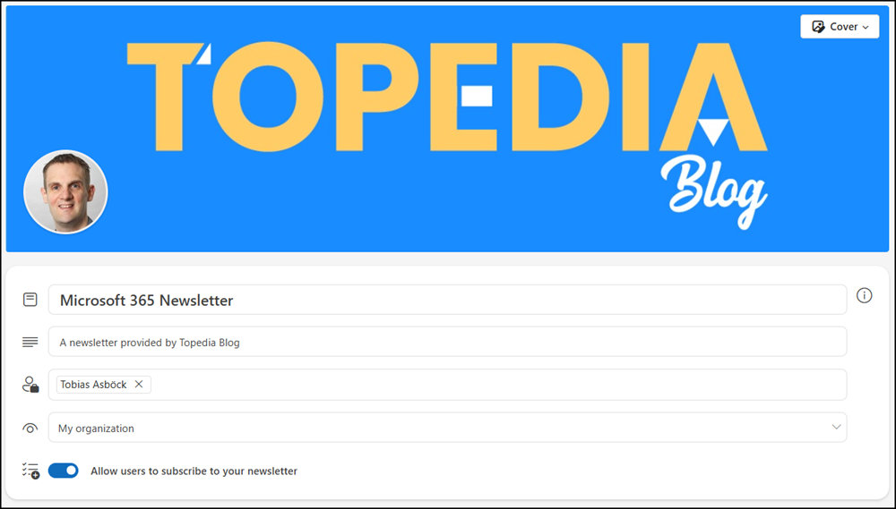Set up a new newsletter