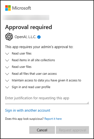 Files.Read.All requires admin consent