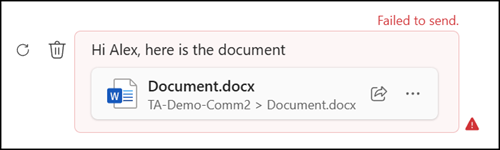 File could not be shared with an external user