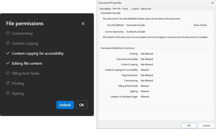 File permissions applied by SharePoint