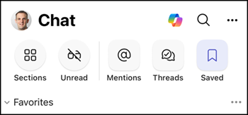 Recall messages with the new Saved experience
