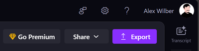 Request a Clipchamp Premium license or upgrade using a credit card