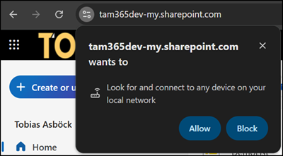 New permission prompt in Chrome 141