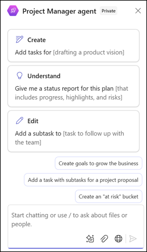 Project Manager Chat