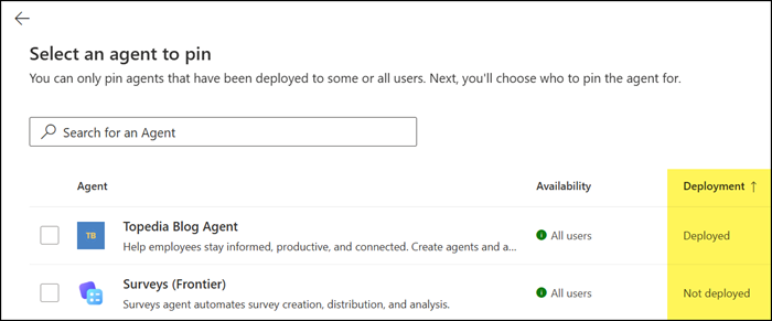 Deployment status should be verified