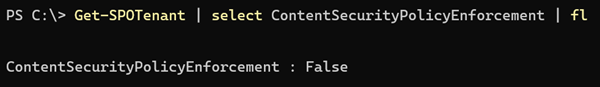 ContentSecurityPolicyEnforcement setting