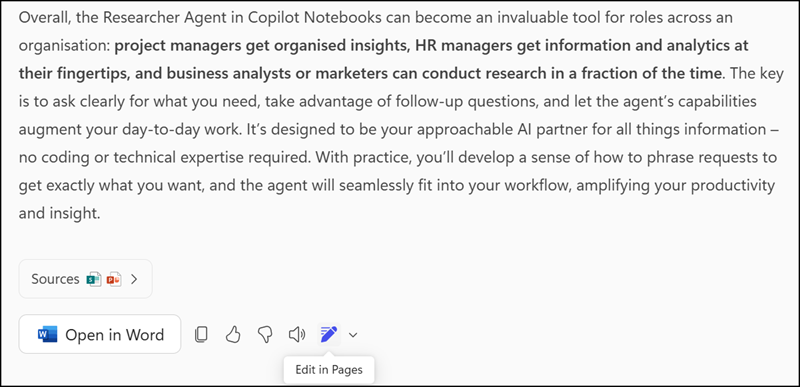 Edit in a Loop page for collaboration with others