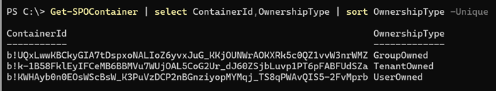 All SPE container types are supported