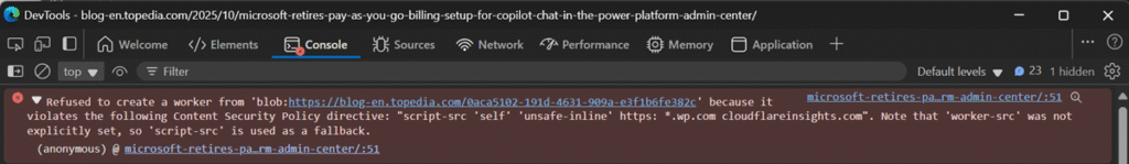 Content Security Policy issue on my blog
