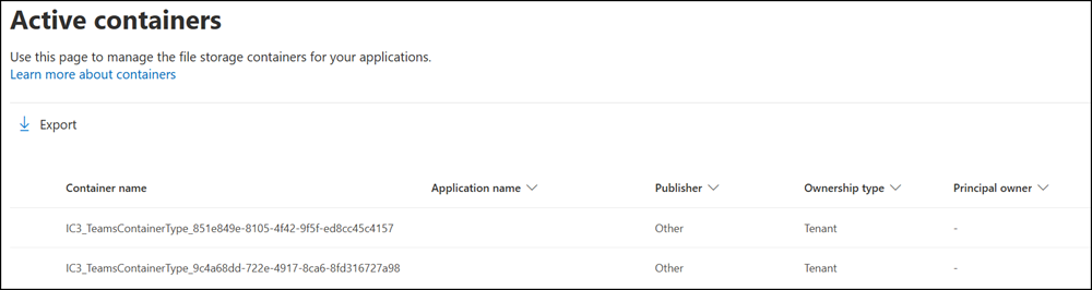 Missing basic information in the Chat Notes containers