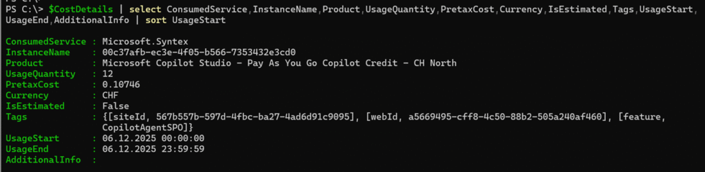 AI Actions are billed like a SharePoint Agent