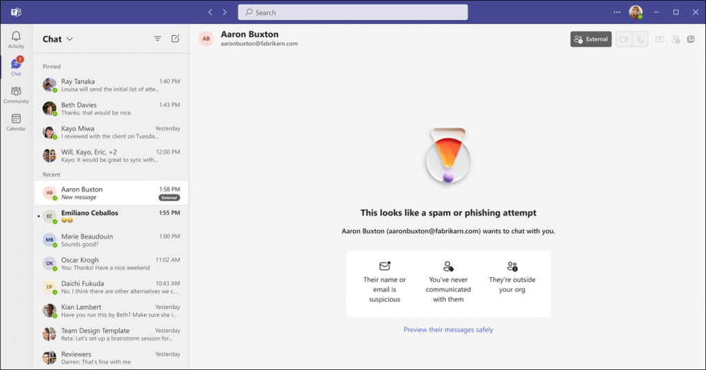 Tenant-owned domain impersonation protection