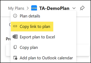 Copy & Paste a Planner URL into Loop pages will be retired