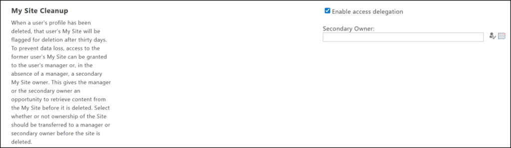 My Site (OneDrive) access delegation