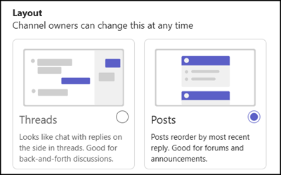 Multi-forwarded messages are not supported when using the Posts layout