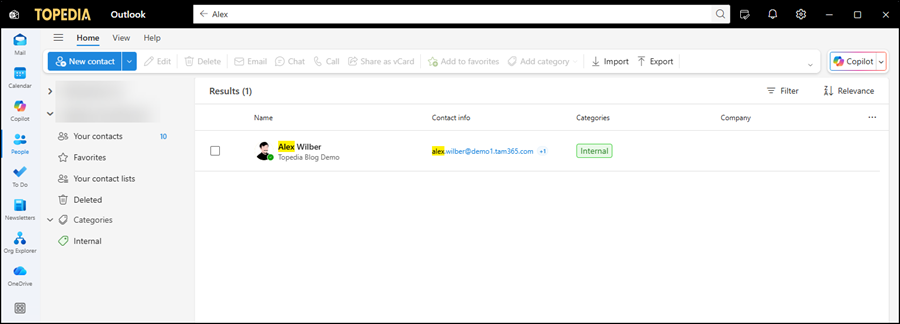 Multi-column layout and improved search performance