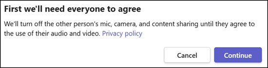 Explicit consent is required from all participants 