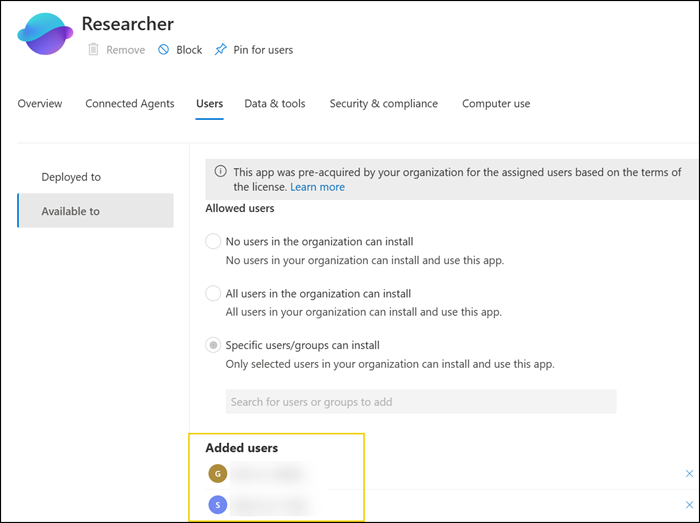 Admins were able to assign users and groups in June/July 2025