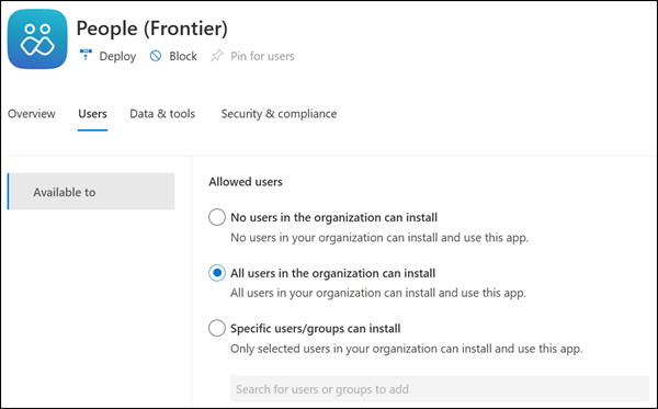 People agent can be managed by an AI Administrator