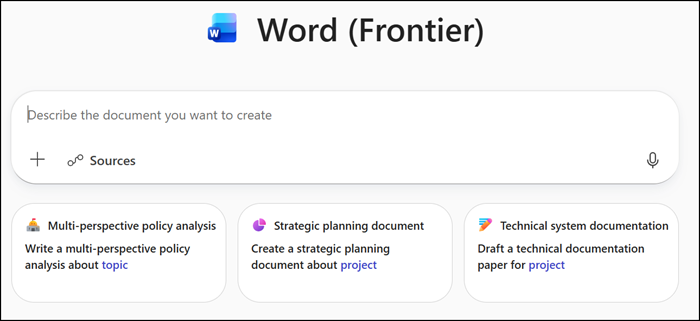 Word (Frontier) agent if all prerequisites are fulfilled 
