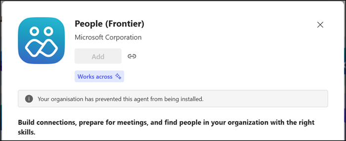 User availability is disabled for the agent