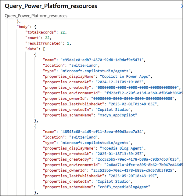 The result in your flow is what you would expect