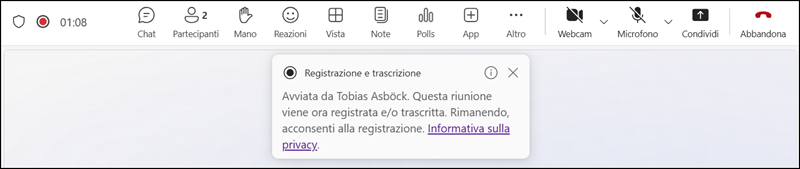 Customized constent notification, configured via PowerShell