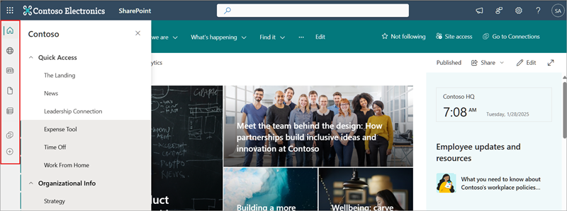 SharePoint Global Navigation