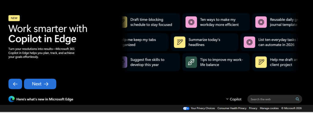 What's new in Edge 145