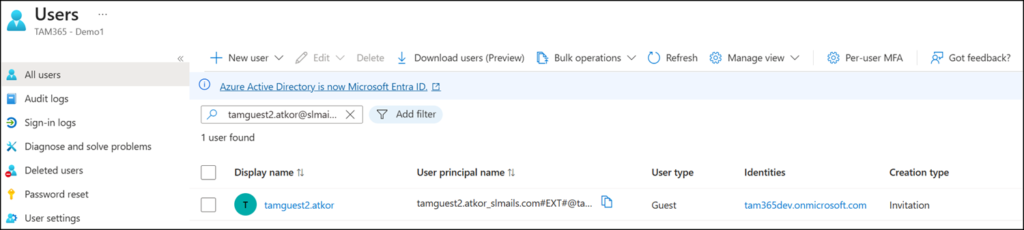 Guest account has been created