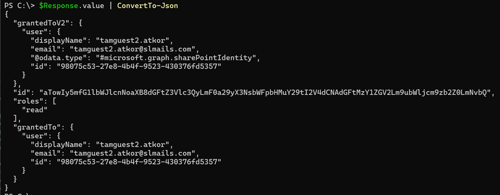 Item has been shared