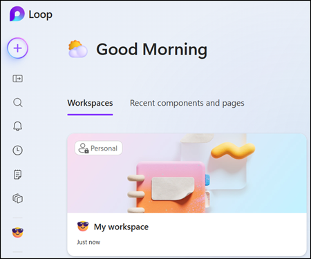 Personal workspace for users on a Frontline license