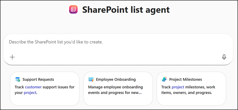SharePoint List Agent