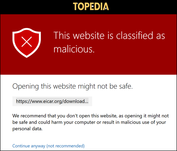 Safe Links protection