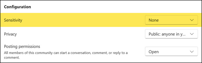 Updating existing communities