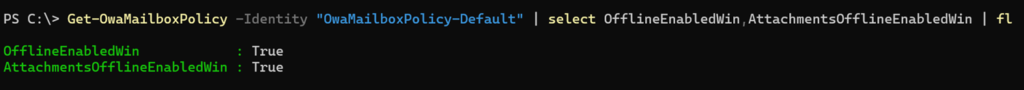 AttachmentsOfflineEnabledWin is enabled by default