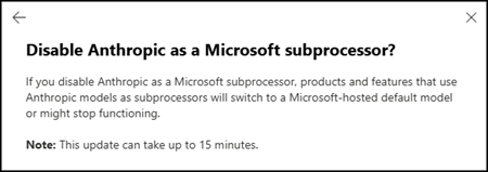 Changes to these settings will take some hours