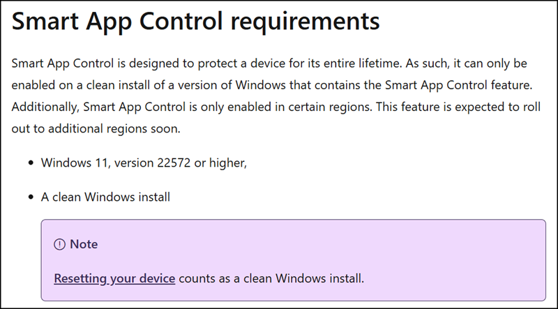 Documentation update is pending