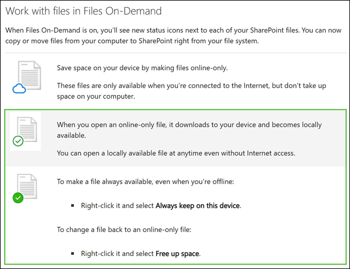Locally downloaded files skip the local recycle bin