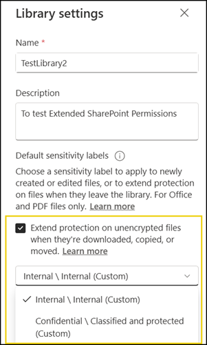 Enable ESP for a document library