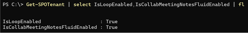 SharePoint settings for Loop integration in Teams